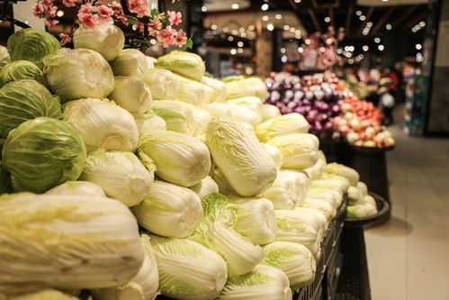 白菜蔬菜商場(chǎng)超市商品貨物攝影圖 攝影